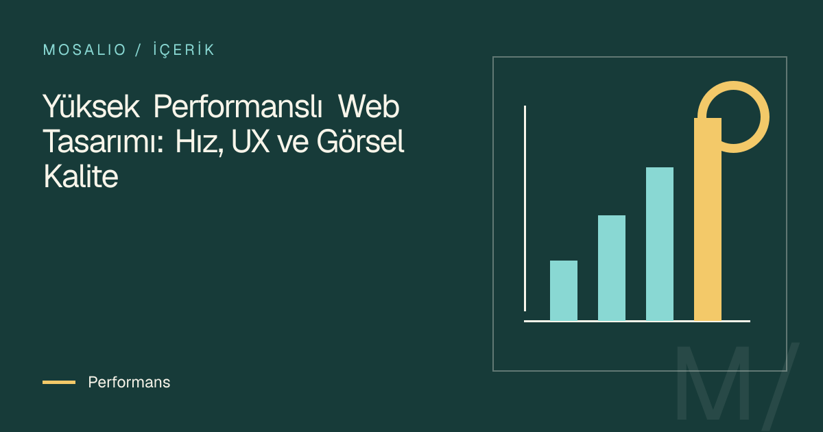 Yüksek Performanslı Web Tasarımı: Hız, UX ve Görsel Kalite için görsel karar haritası
